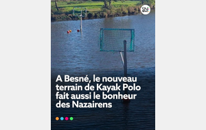 Merci au club de Besné pour la mise à disposition du terrain de Kayak Polo