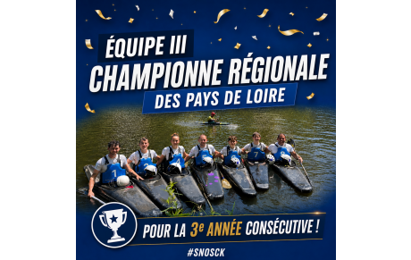 L'équipe III termine 1er des Pays de Loire