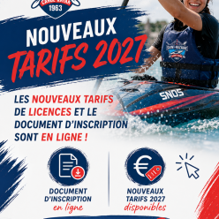 La saison 2027 se prépare ! Tarifs, bulletin d’adhésion et questionnaire santé : tout est en ligne !