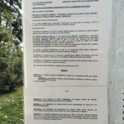 Navigation interdite sur le Bois Joalland