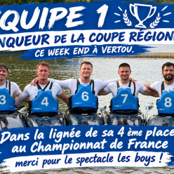 L'équipe 1 remporte la coupe régionale
