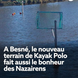 Merci au club de Besné pour la mise à disposition du terrain de Kayak Polo